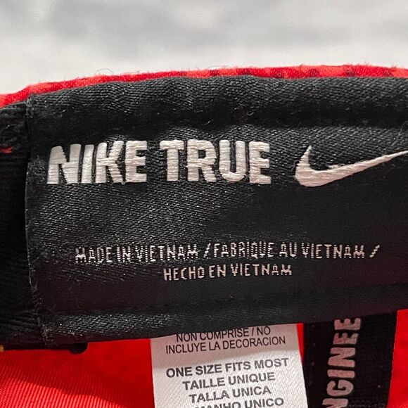 Nike True Hat Red Youth Snapback Tropical Storm 816711-657 Baseball Cap - Picture 7 of 10